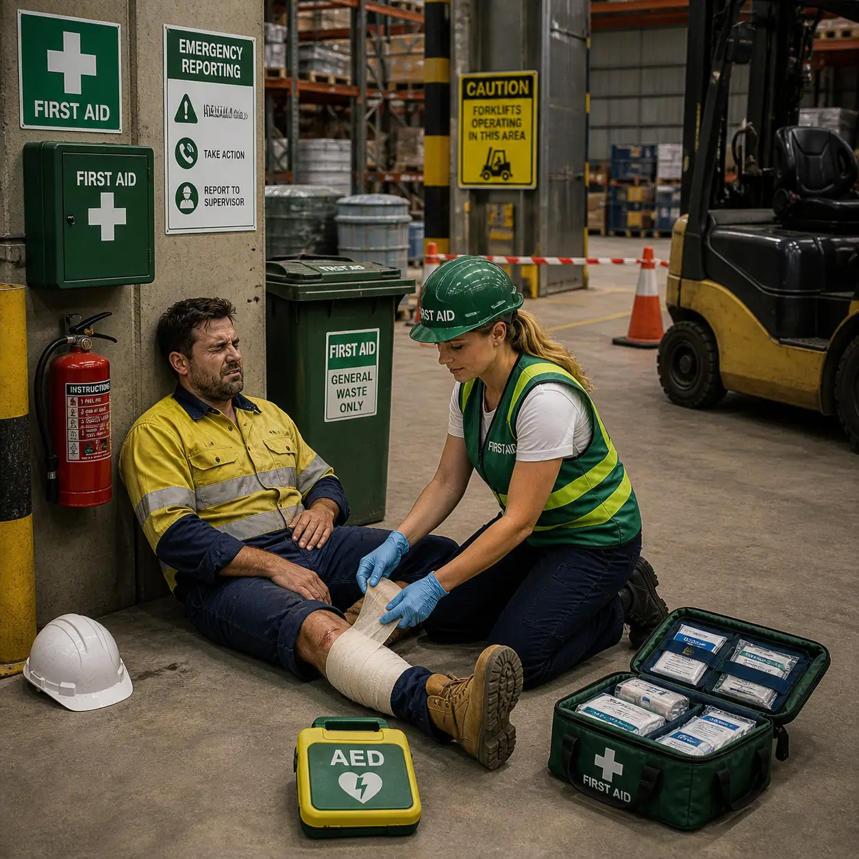 Inertia Training RIIERR205D Apply initial response First Aid Real